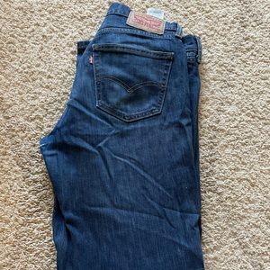 Levi dark blue jeans, 33/34, 511 style